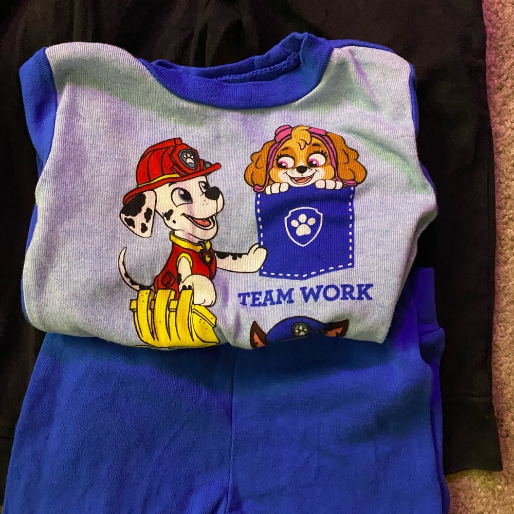 👶🏼Toddler Pants (Bundle of 7) with Free Paw Patrol PJ set sz 18-24months & 2T - Picture 3 of 12